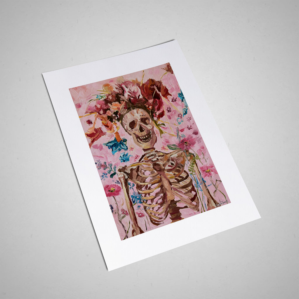 Calavera rosa
