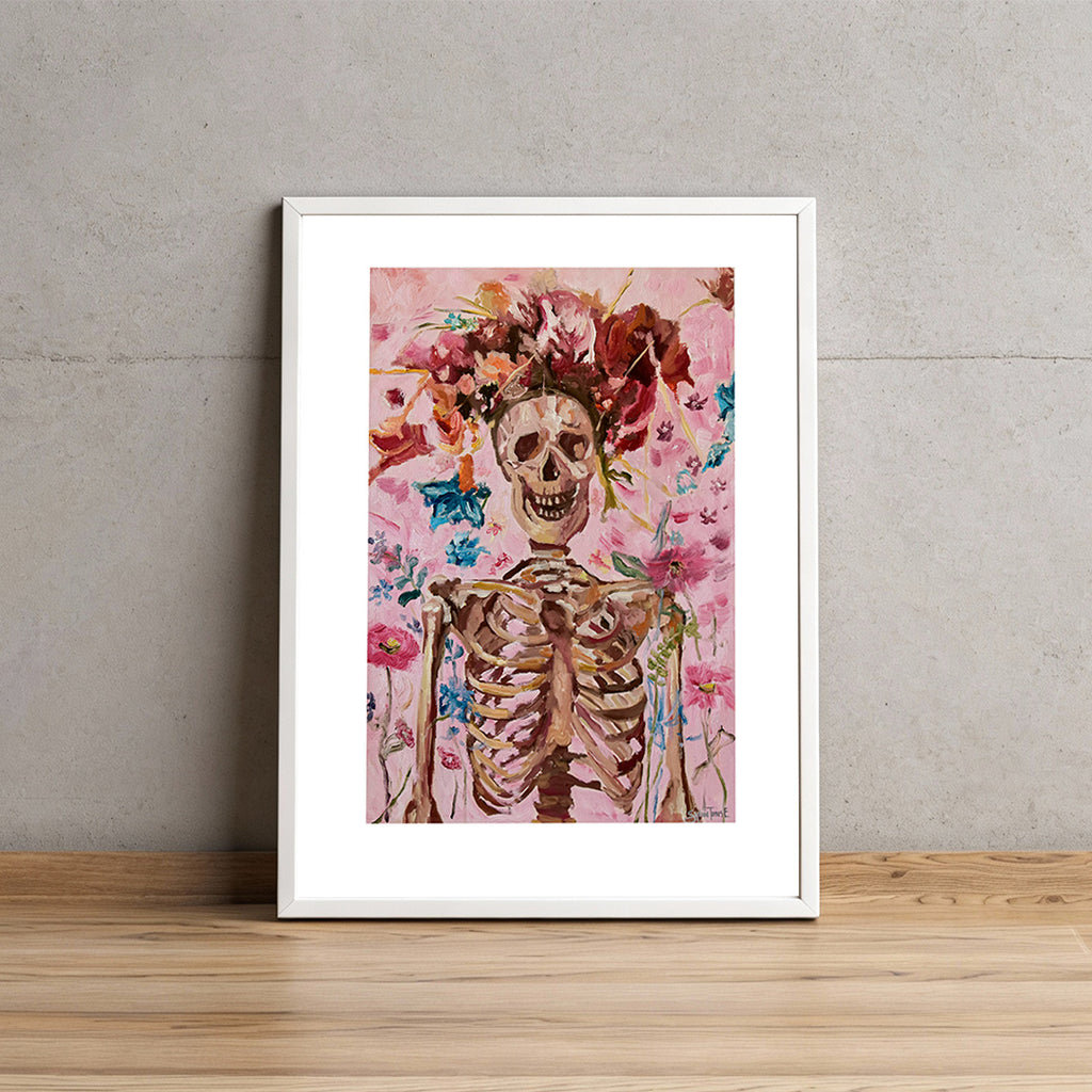 Calavera rosa