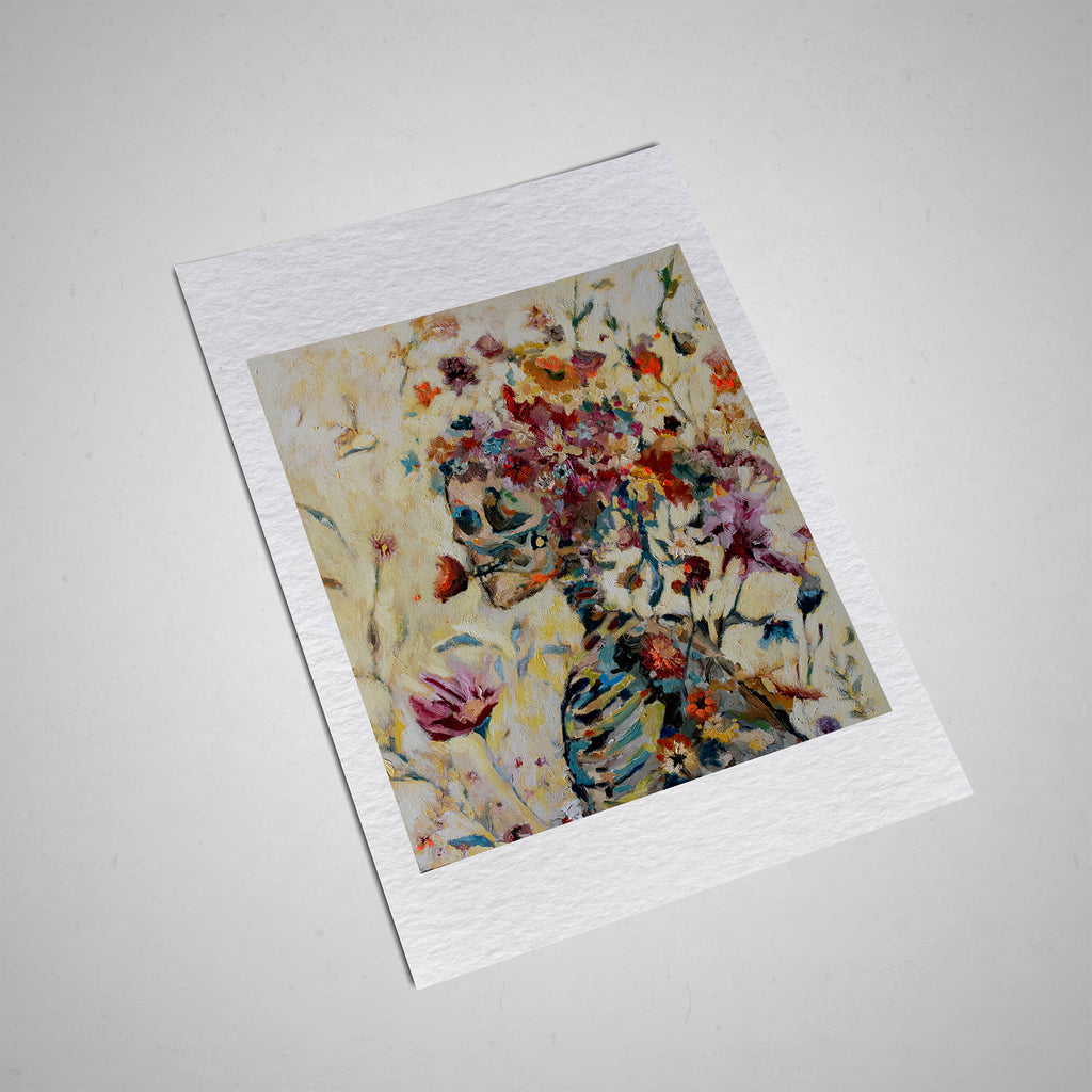 Con flores 100 X 70 cm