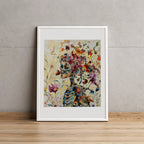 Con flores 100 X 70 cm